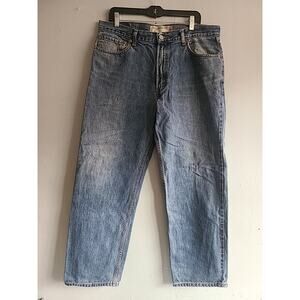Vintage 2007 men's 36" x 30" Levi’s 550 relaxed fit tapered jeans faded med blue
